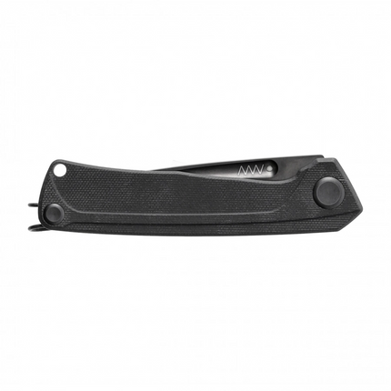 ANV Knives Z200 Folding Knife (Sleipner, DLC Black, Black G10)
