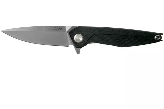 ANV Knives Z300 Folding Knife (Sleipner, Black G10)