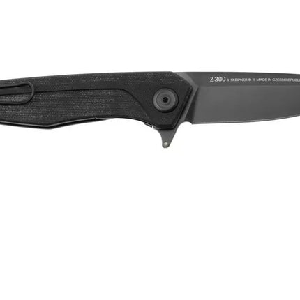 ANV Knives Z300 Folding Knife (Sleipner, DLC Black, Black G10)