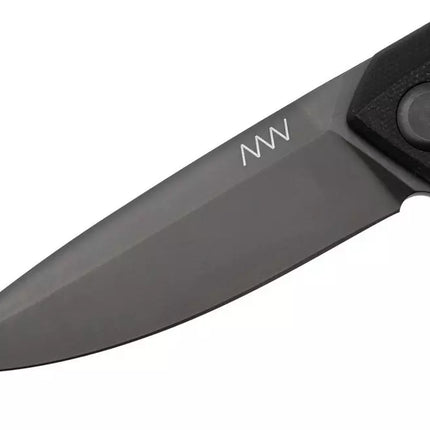 ANV Knives Z300 Folding Knife (Sleipner, DLC Black, Black G10)