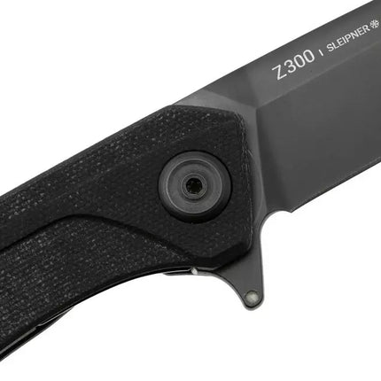 ANV Knives Z300 Folding Knife (Sleipner, DLC Black, Black G10)