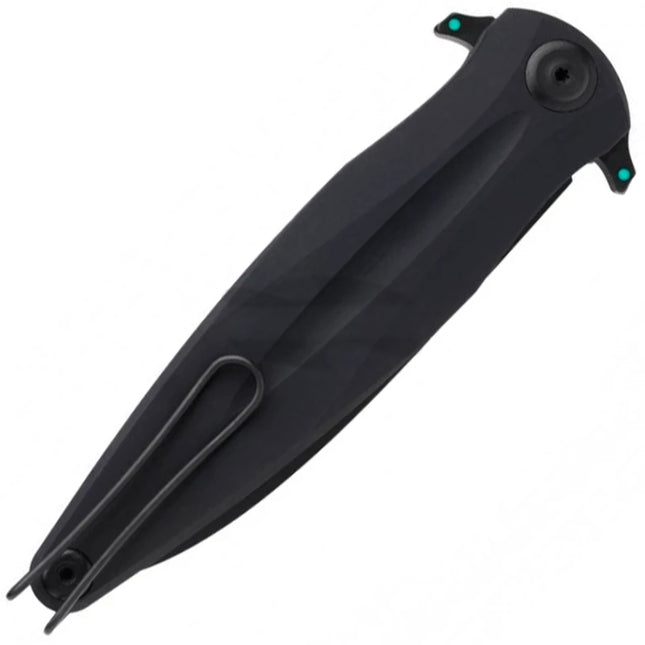 ANV Knives Z400 Folding Knife (DLC Black, Duralumin Handle)