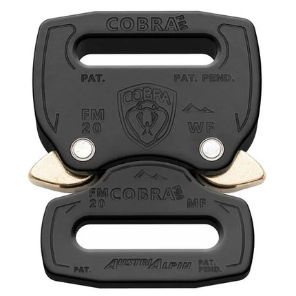 AustriAlpin COBRA® FM Quick Release Buckle - 20 mm Matte Black