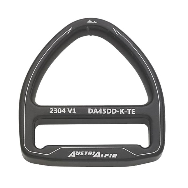 AustriAlpin Double D-Ring 22 kN 45 mm (1.75") - Black KTL