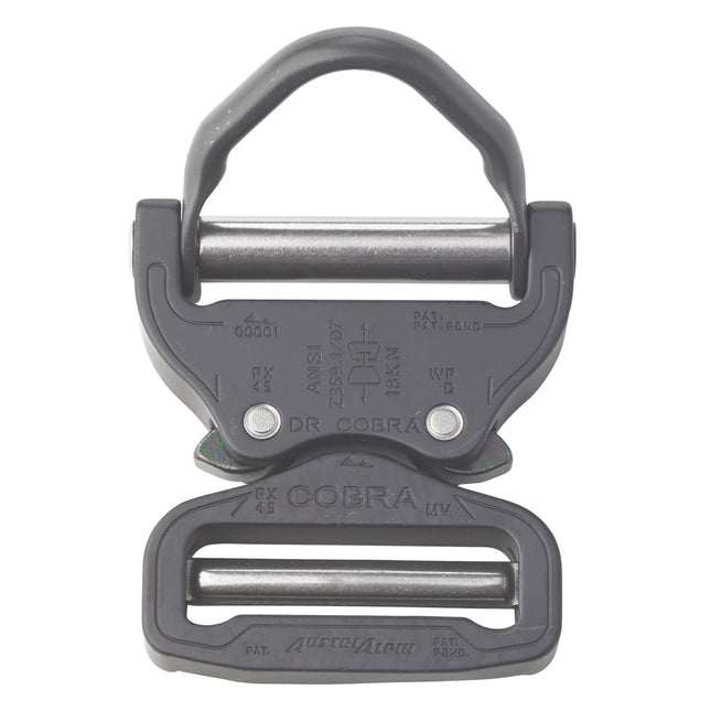AustriAlpin D-RING COBRA® PRO STYLE Buckle 45 mm - Full Black