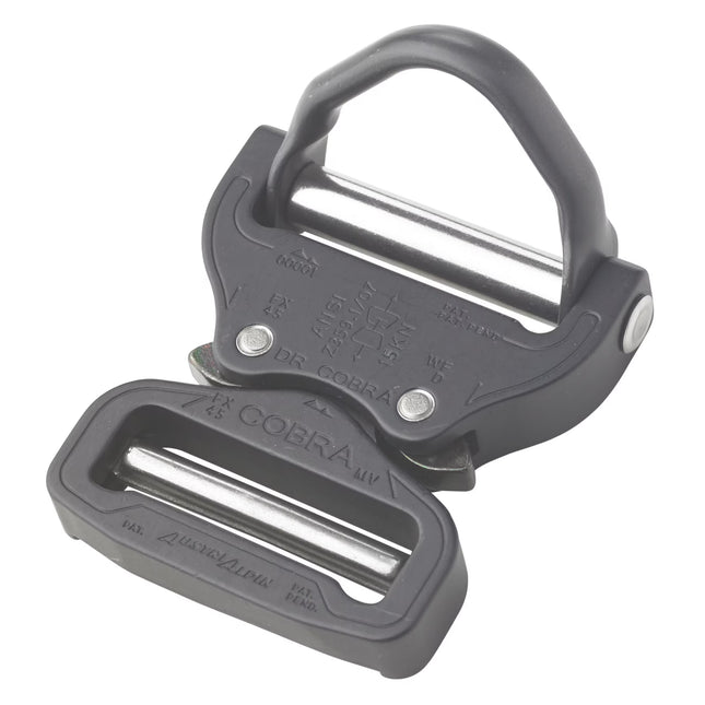 AustriAlpin D-RING COBRA® PRO STYLE Buckle 45 mm - Full Black