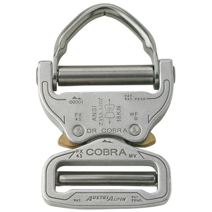 AustriAlpin D-RING COBRA® PRO STYLE Buckle 45 mm - Polish Chrome