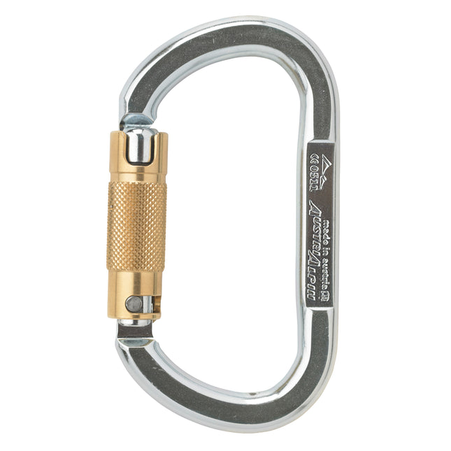 AustriAlpin ASYMM OVAL XL 2-Way Autolock Steel Carabiner