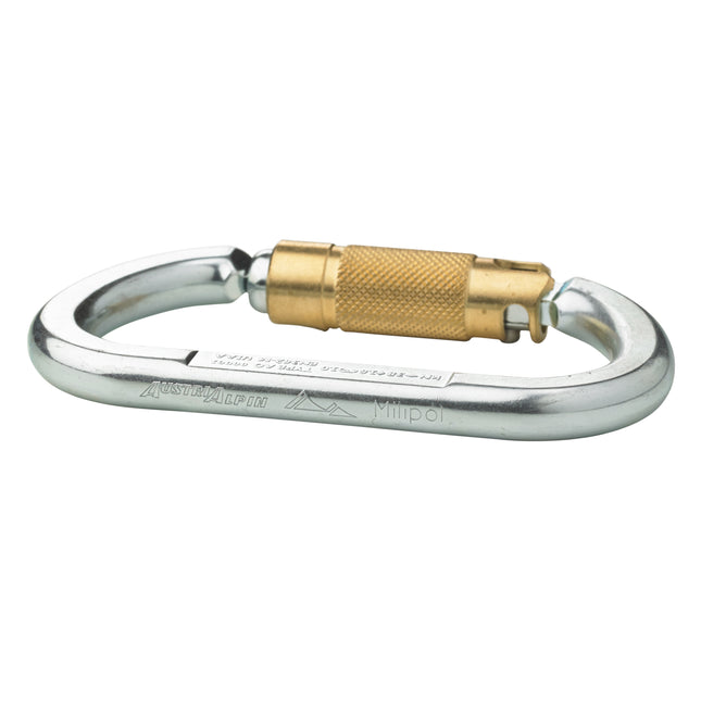 AustriAlpin ASYMM OVAL XL 2-Way Autolock Steel Carabiner