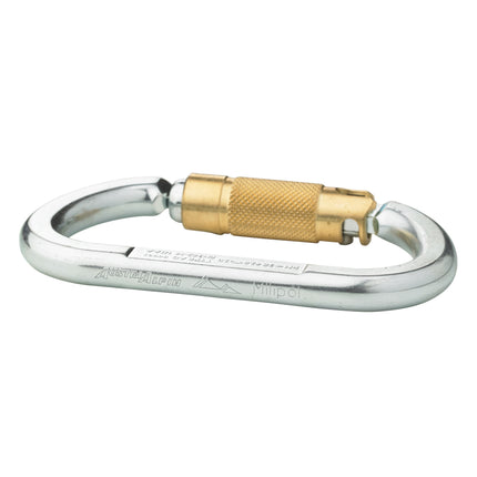 AustriAlpin ASYMM OVAL XL 3-Way Autolock Steel Carabiner