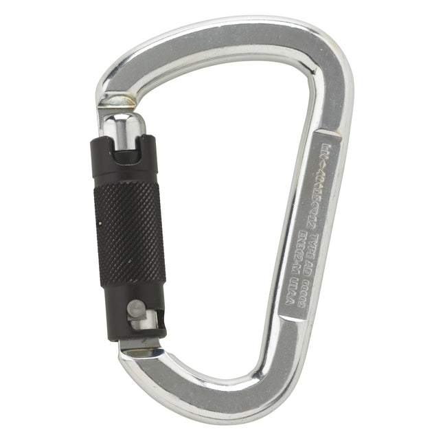 AustriAlpin D ASYMM 3-Way Autolock Steel Carabiner