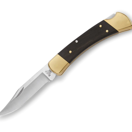 Buck Knives 110 Folding Hunter Knife (Ebony/Brass)