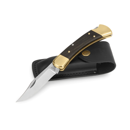 Buck Knives 110 Folding Hunter Knife (Ebony/Brass)