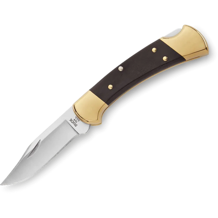 Buck Knives 112 Ranger Folding Knife (Ebony/Brass)