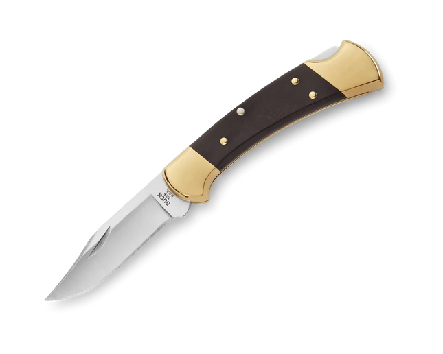 Buck Knives 112 Ranger Folding Knife (Ebony/Brass)
