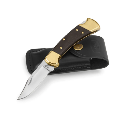 Buck Knives 112 Ranger Folding Knife (Ebony/Brass)