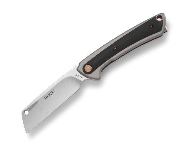 Buck Knives 263 HiLine Folding Knife (Gray Aluminum)