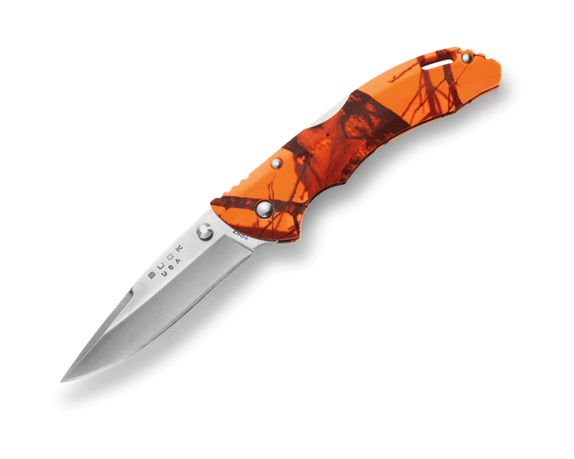 Buck Knives 285 Bantam BLW Folding Knife (Mossy Oak Orange Blaze Camo)