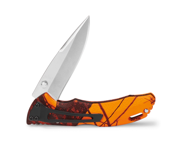 Buck Knives 285 Bantam BLW Folding Knife (Mossy Oak Orange Blaze Camo)