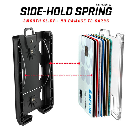 GOVO T6X Titanium Badge Holder (Vertical Clip)