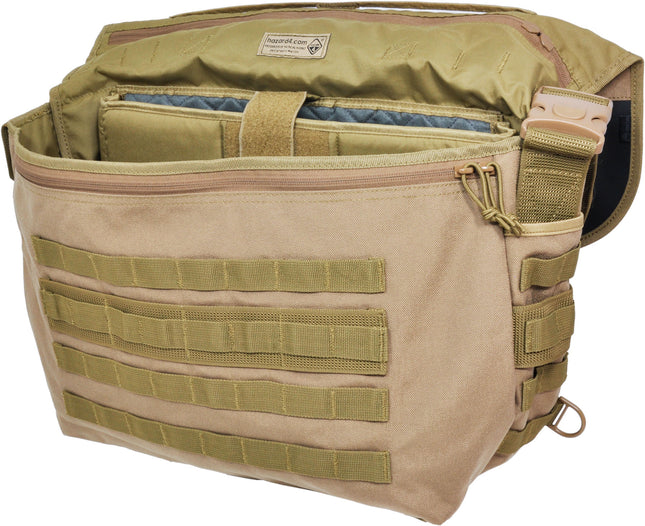 Hazard 4 Defense Courier Tactical Laptop Messenger Bag - Black