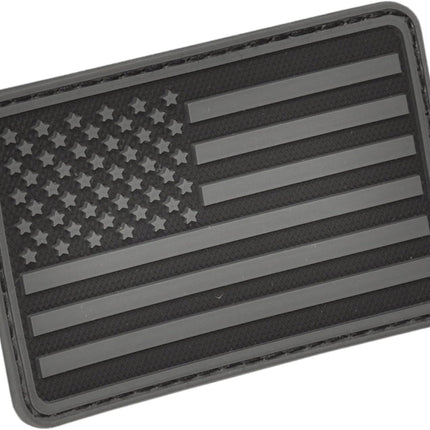 Hazard 4 USA Flag 3D Rubber Morale Patch - Black