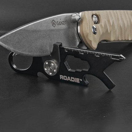 Lansky Roadie 8-in-1 Keychain Multi-Tool & Knife Sharpener