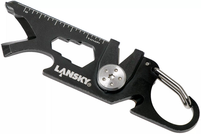 Lansky Roadie 8-in-1 Keychain Multi-Tool & Knife Sharpener