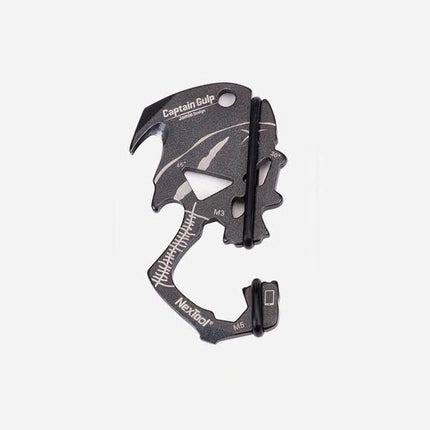 NexTool Captain Gulp 10-in-1 Skull Keychain Multitool