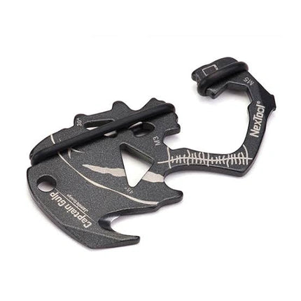 NexTool Captain Gulp 10-in-1 Skull Keychain Multitool