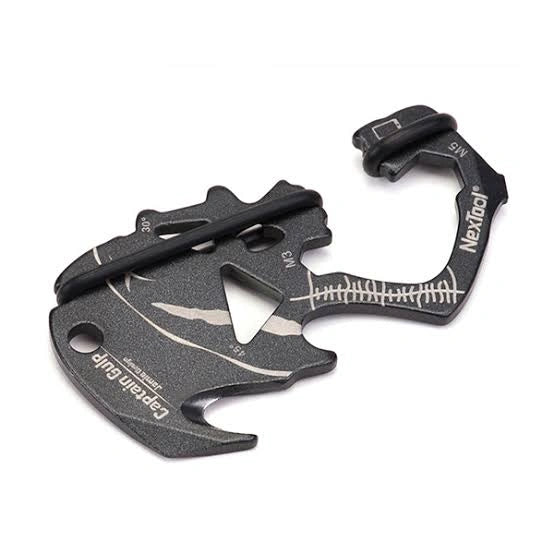 NexTool Captain Gulp 10-in-1 Skull Keychain Multitool