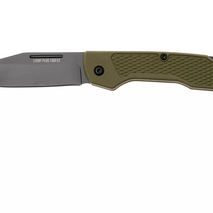 Ontario Knife Company Camp Plus EDC Folding Knife - Green