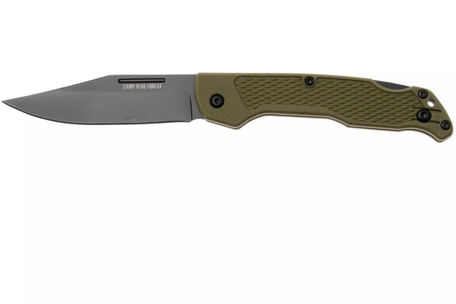 Ontario Knife Company Camp Plus EDC Folding Knife - Green