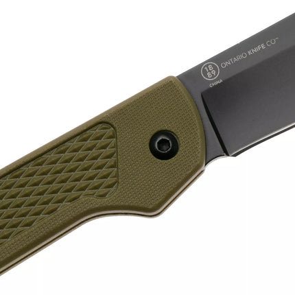 Ontario Knife Company Camp Plus EDC Folding Knife - Green