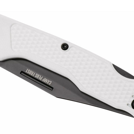 Ontario Knife Company Camp Plus EDC Folding Knife - White