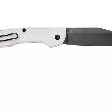 Ontario Knife Company Camp Plus EDC Folding Knife - White