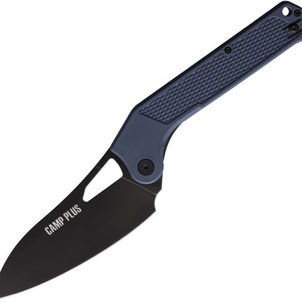 Ontario Knife Company Camp Plus EDC Liner Lock Folding Knife - Midnight Grey