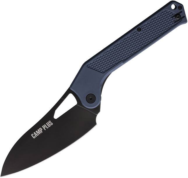 Ontario Knife Company Camp Plus EDC Liner Lock Folding Knife - Midnight Grey