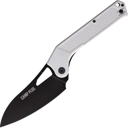 Ontario Knife Company Camp Plus EDC Liner Lock Folding Knife - White