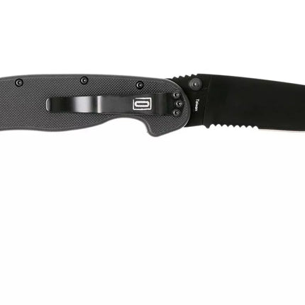 Ontario Knife Company RAT-1 Serrated Folding Knife - Black