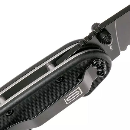 Ontario Knife Company RAT-1 Serrated Folding Knife - Black
