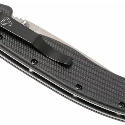 Ontario Knife Company RAT-1 Satin Serrated Folding Knife - Black