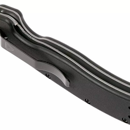 Ontario Knife Company RAT-1 Satin Serrated Folding Knife - Black