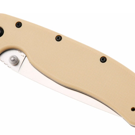 Ontario Knife Company RAT-1 Satin Partially Serrated Folding Knife