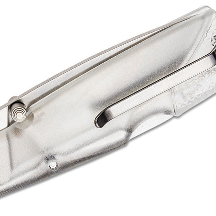 Ontario Knife Company Wraith Folder Ice Series Clear