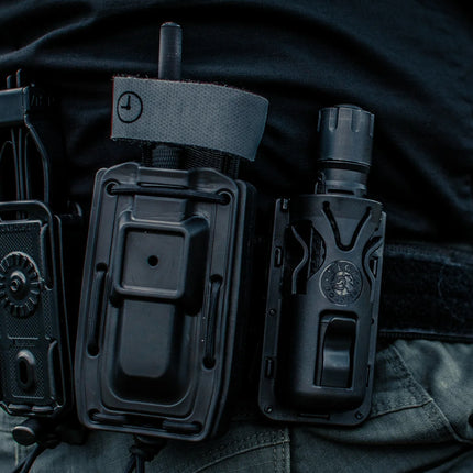 Vega Holster Injection-Molded Polymer Rotating Flashlight Carrier