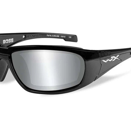 Wiley X Boss - 1 Lens (Silver Flash) | Matte Black Frame