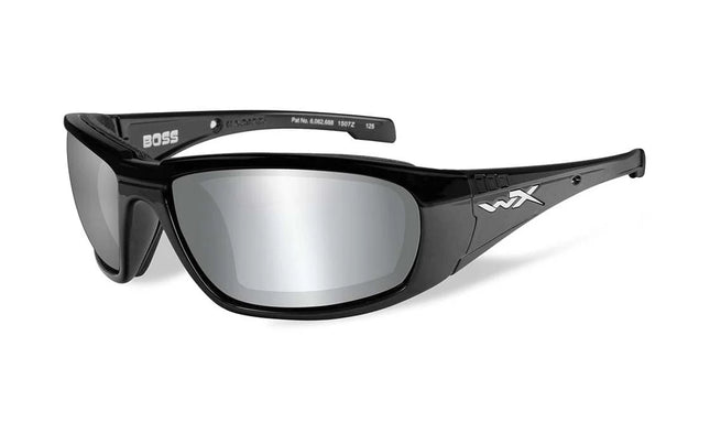 Wiley X Boss - 1 Lens (Silver Flash) | Matte Black Frame