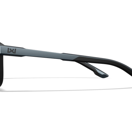 Wiley X Bravo - 1 Lens (CAPTIVATE™ Black Mirror) | Matte Black Frame + Graphite Grey Temples
