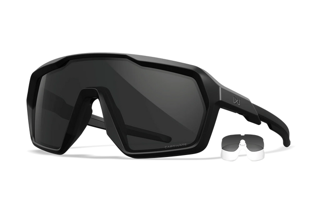 Wiley X Citadel 2 Lens (CAPTIVATE™ Grey & Clear) | Matte Black Frame